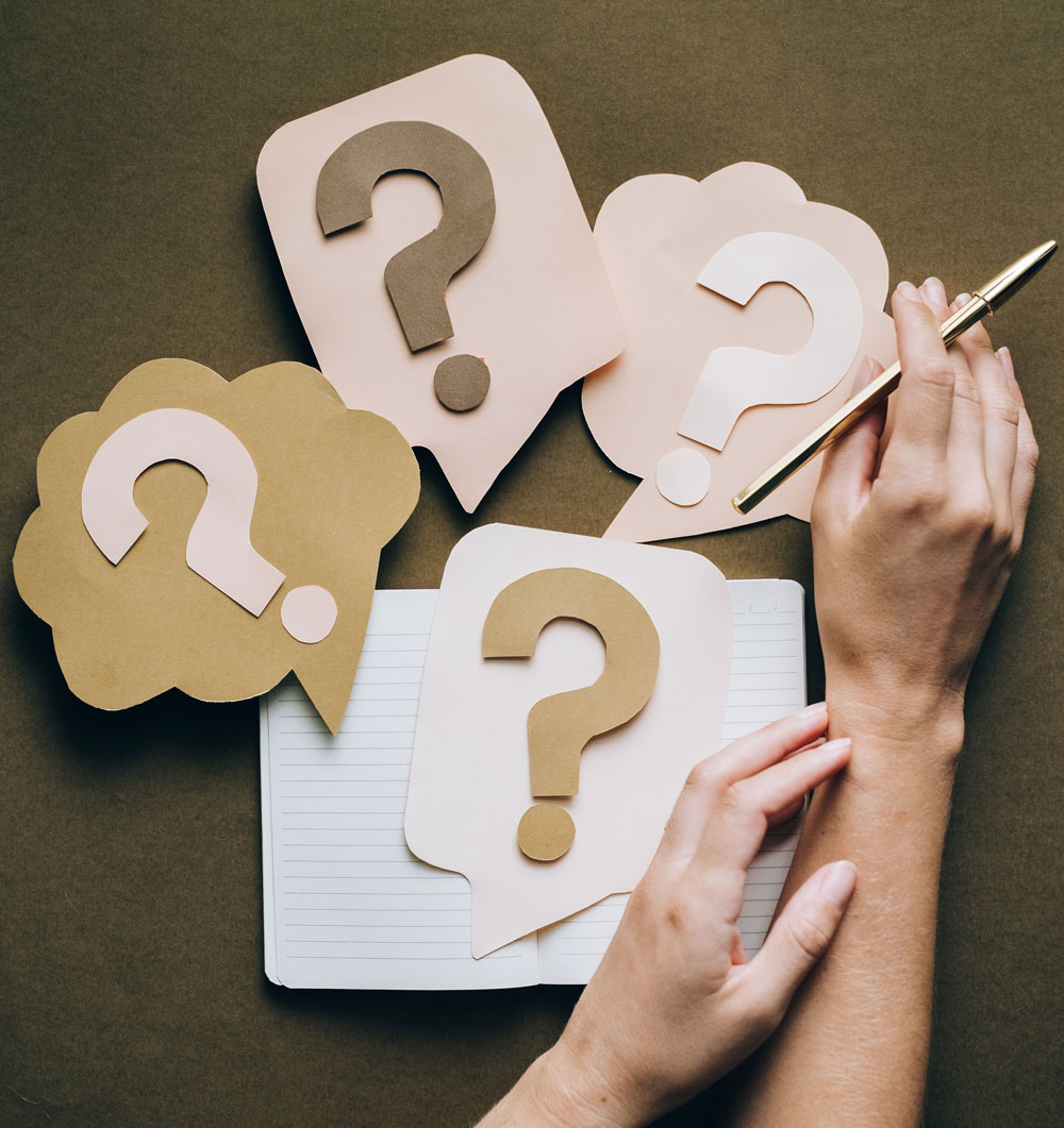 Question marks made of paper. Develop an increased sense of self-awareness with the help of a skilled psychologist in Fort Collins, CO.